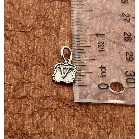 Vintage Waxing Poetic Bohemian Initial charm - Picture 12 of 13